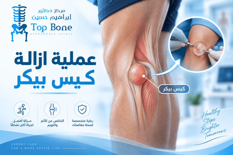 عملية ازالة كيس بيكر | الأسباب والعلاج والتعافي بعد الجراحة